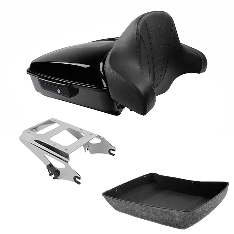 Chopped Trunk Backrest Mount for Harley Touring Street Glide FLHX (2009–2013)