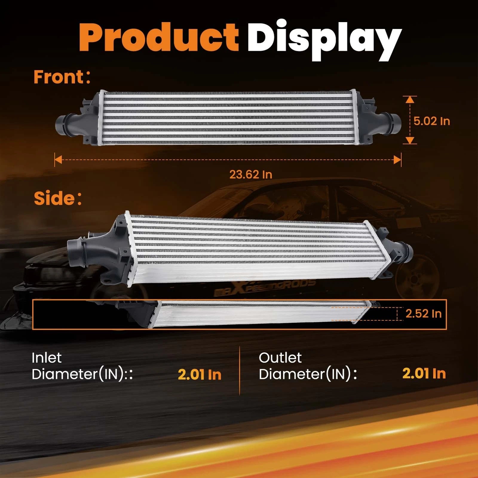 Intercooler for Chevrolet Trax 1.4L (2013–2015, 2020) 18047 95465727