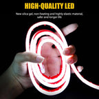 70" Switchback LED Turn Signal White DRL Running Lamp for Universal Fit (2010-2023)