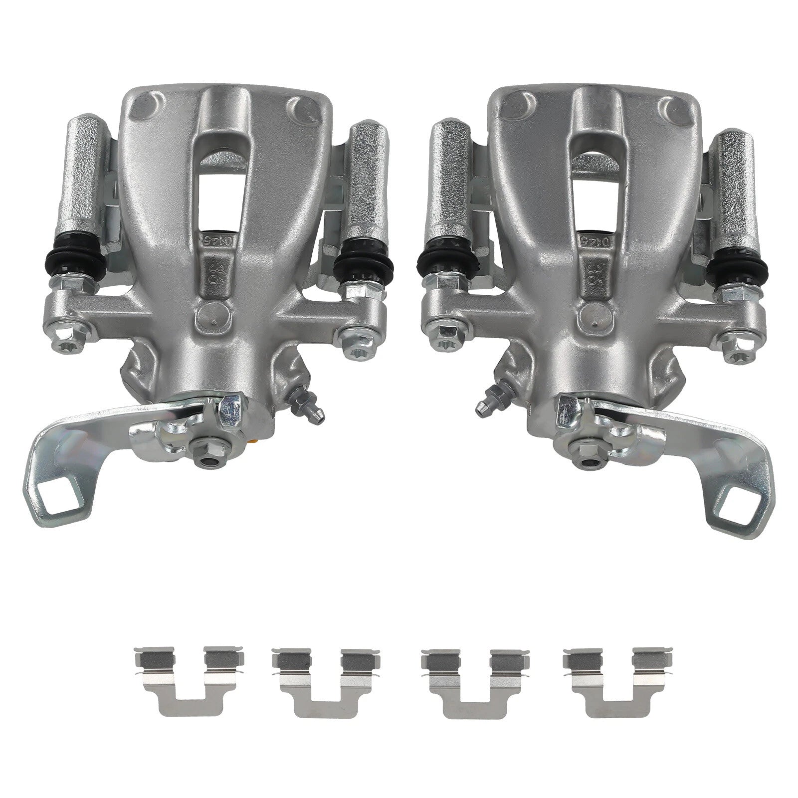 Set of 2 Rear Brake Calipers for Mini Cooper (2009–2014) w/Hardware
