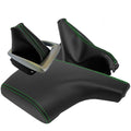 Leather Console Automatic & Brake Boot for Mazda 3 (2014–2016) Green Stitch