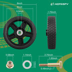 2x 8" Plastic Wheels for Craftsman Mower (Fits )