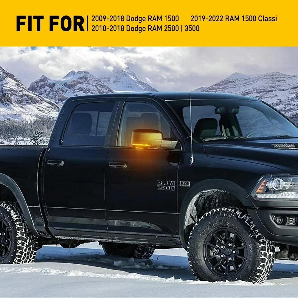 Switchback LED Side Mirror Turn Signal Light for Dodge RAM 1500-3500
