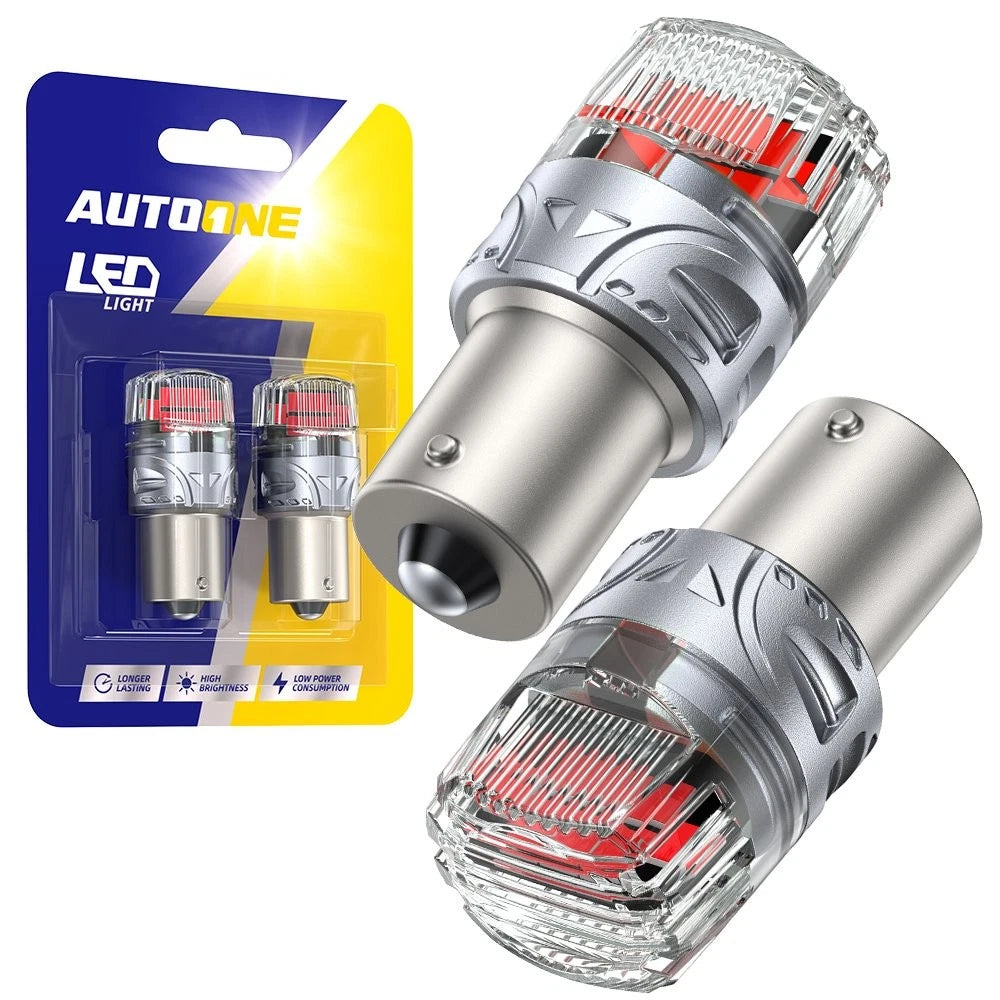 2X LED Brake Stop Tail Light Bulbs for AUTOONE 7506 1156 BA15S (H)