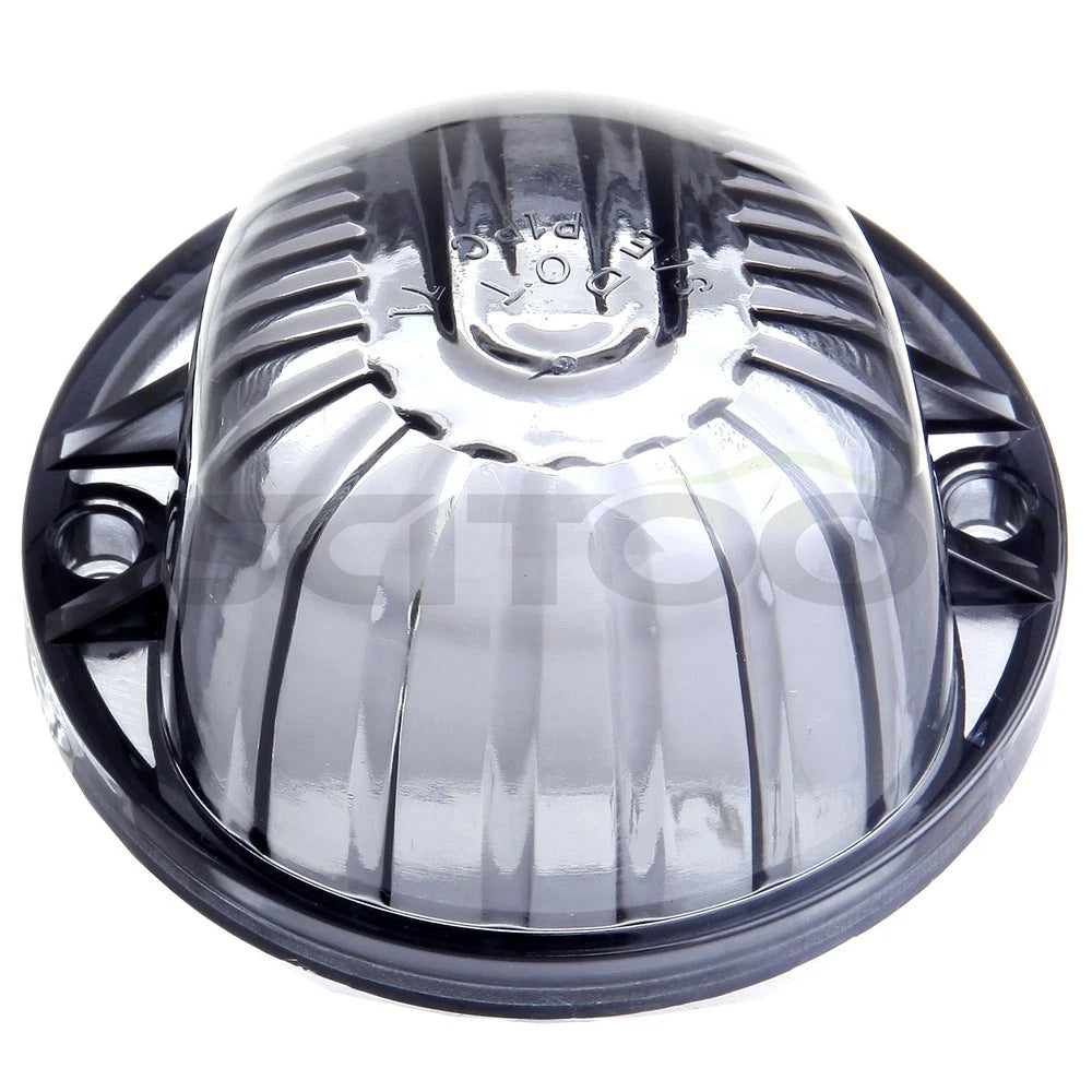 5X Smoke Round Lens Cab Marker Clearance Light Cover for Chevy GMC