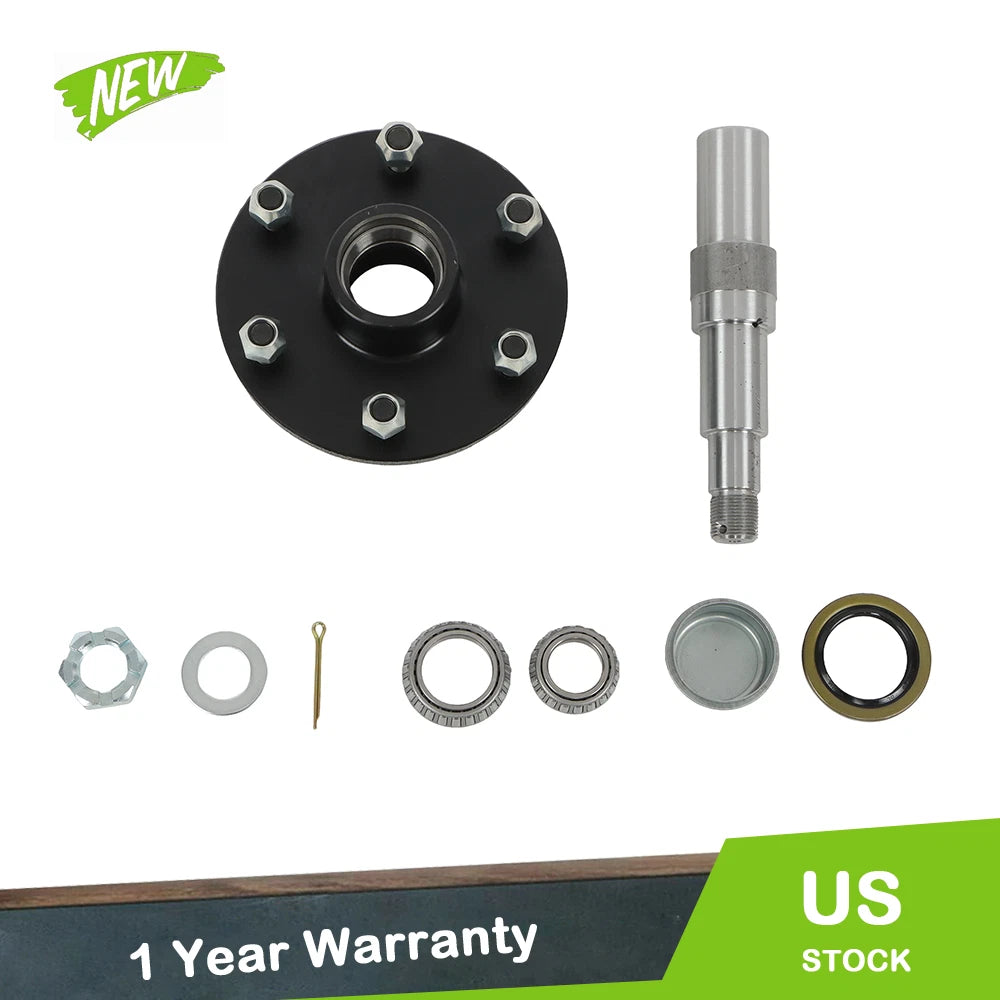 Set of 6 Trailer Hub Kits for 8.75" Round Spindle (Fits Various Models)