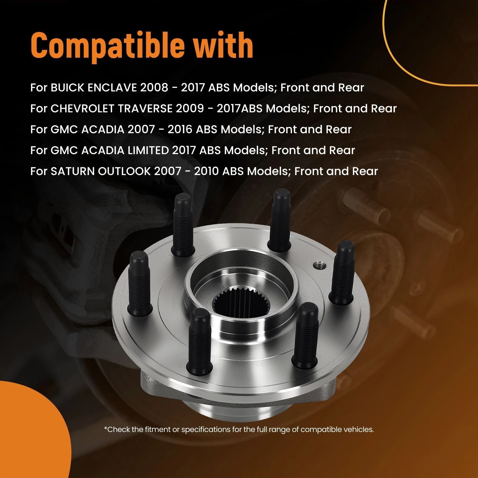 Wheel Hub for Buick Enclave/GMC Acadia (2008-2017)