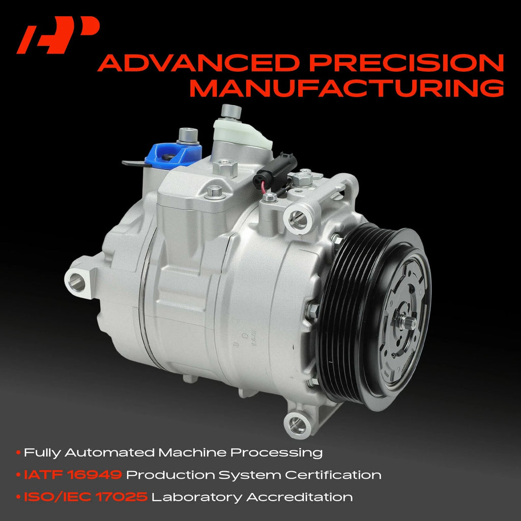 A/C Compressor with Clutch for Mercedes-Benz C230 C280 C350 E350 E430 (2000–2010)