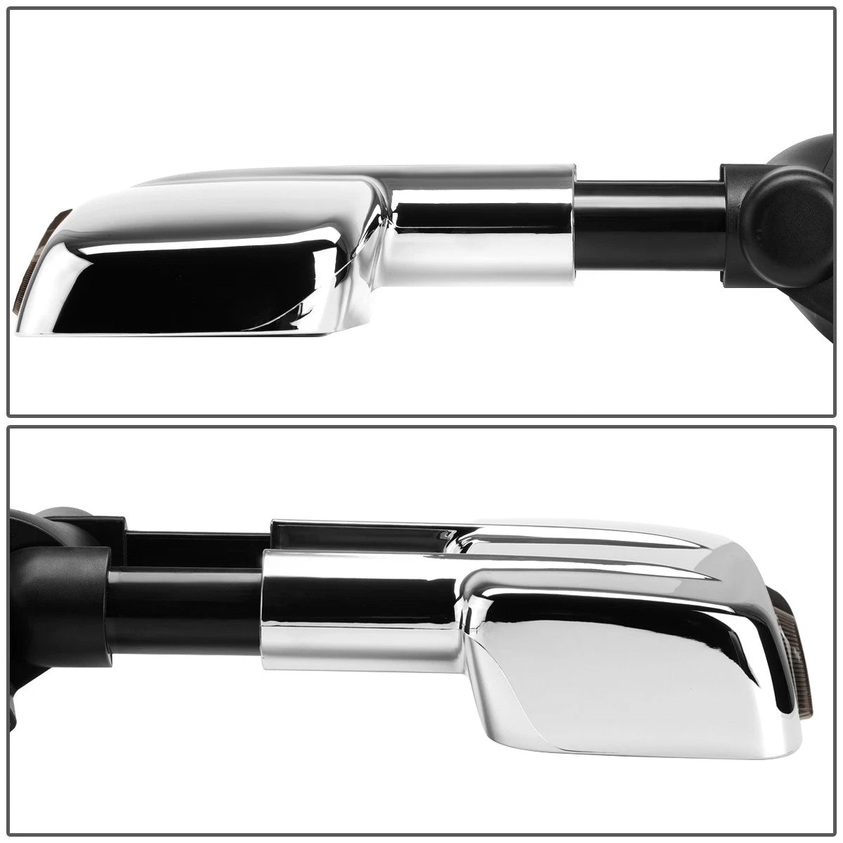 Chrome Towing Mirror for Silverado/Sierra (2014–2020) - Powered, Heated, LED Signal