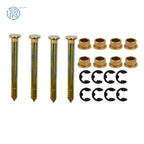 Set of 4 Heavy Duty Door Hinge Pins Bushing Kit for Ford F-150 F-250 F-350 Bronco