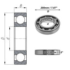 Deep Groove Ball Bearing 110x200x38mm for Scooter Skateboard (6222)