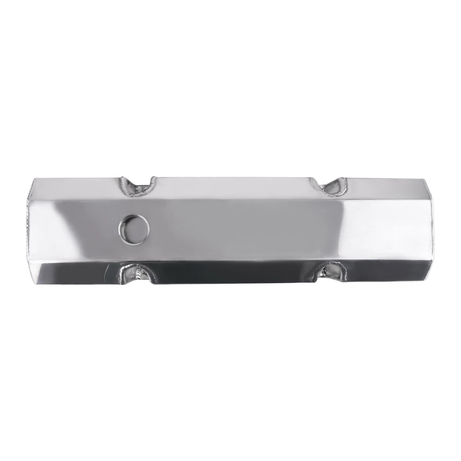 2X Fabricated Aluminum Tall Valve Covers for Small Block Chevy (1960–1990)
