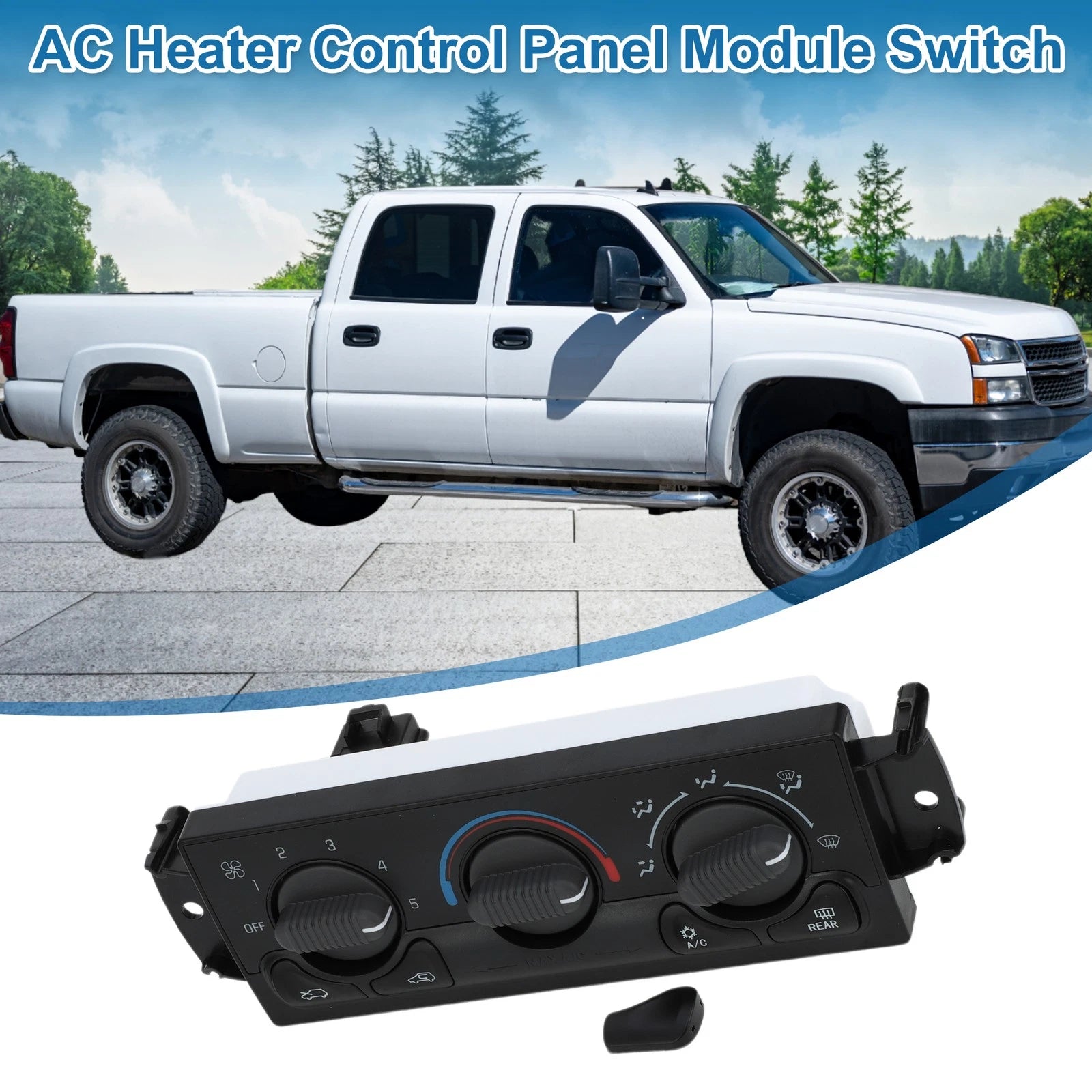 A/C Heater Climate Control Panel for Chevrolet Avalanche 1500 2500 (2005–2006)