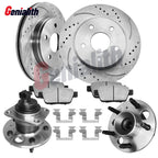 Rear Wheel Bearing & Hub Brake Rotor Kit for Allure, LaCrosse, Impala, Grand Prix (2005–2016)