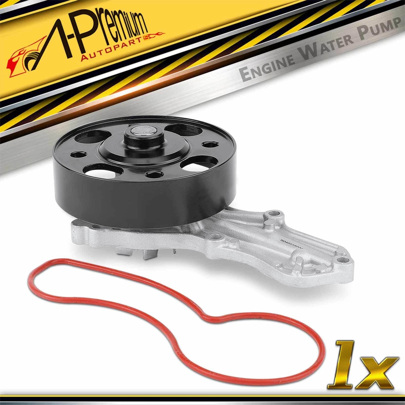 Water Pump with Pulley & Gasket for Honda Civic Accord Acura TLX (2016–2020)