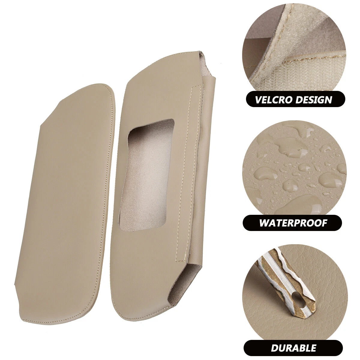 Beige Sun Visor Cover Skin for Chevrolet Camaro, Firebird (1993–2002)