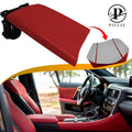 Center Console Armrest Leather Cover for Lexus RX350 (2016–2020) Red Stitch