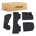 Set of 4 All-Weather Black Floor Mats for Acura MDX (2014–2020)