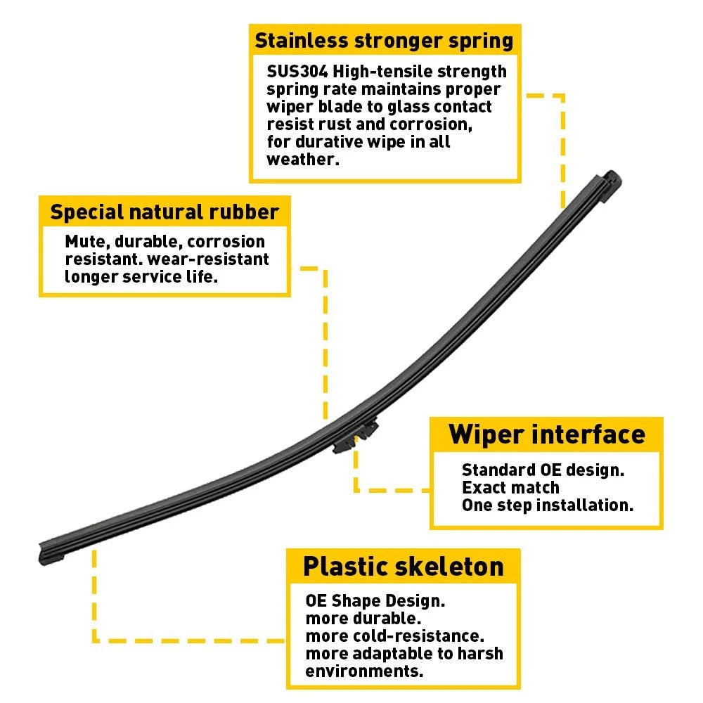 Rear Wiper Arm & Blade for BMW X5 (2007â2013)