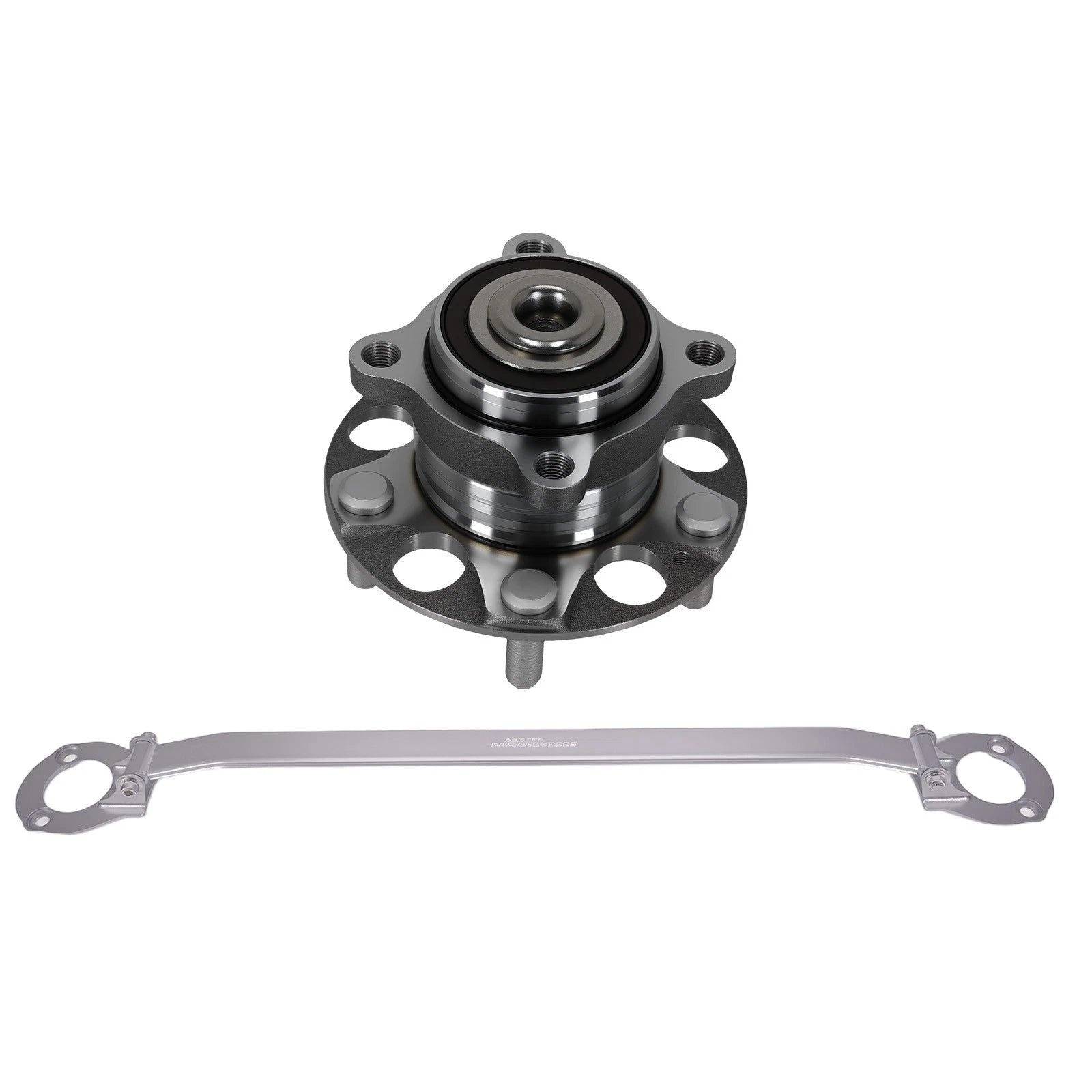 Front Upper Strut Tower Bar + Rear Wheel Hub Bearing for Honda Accord (2008–2012)