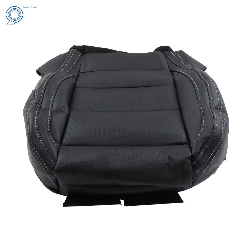 Front Passenger Bottom Seat Cover for Ford Mustang (2015-2023) Perforated Black