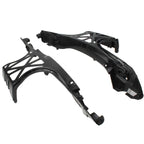Saddlebag Hardware Latch Hinge Lock Kit for Harley FLHR (2014–2023) Matte Black