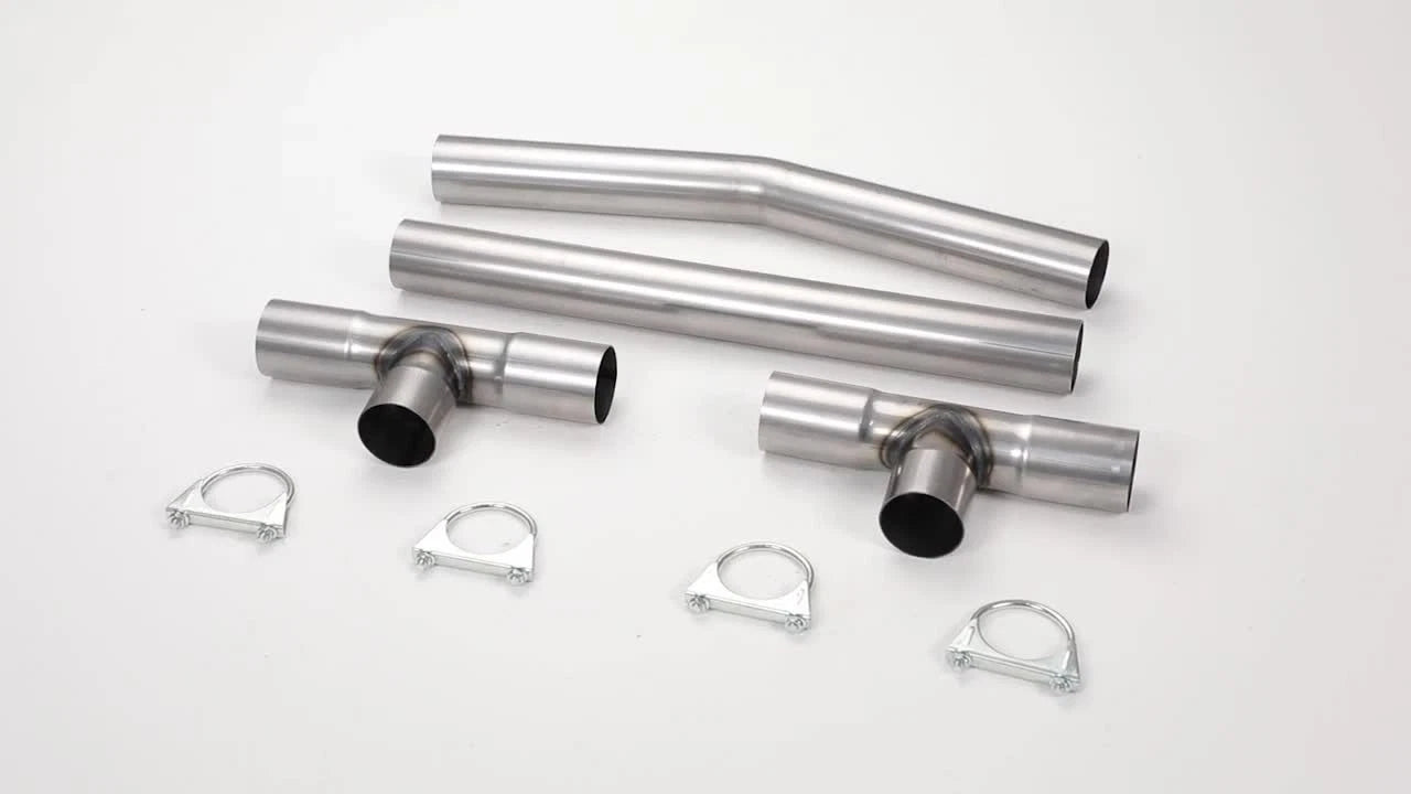 2.5 Inch H Pipe Exhaust Balance Tube for Universal Applications (24")