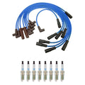 NGK 7mm Wire Set & 8 Iridium Spark Plugs for Chevrolet Corvette (1997–2004)