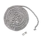 10ft Roller Chain Set with 2 Connectors for Go Karts