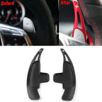 Steering Wheel Shift Paddle Shifter Extension Trim for Mercedes Benz BLK