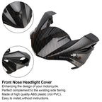 Carbon Front Nose Headlight Cover Surround for Kawasaki Z650 (2017–2019)