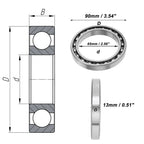 Deep Groove Ball Bearing 65x90x13mm for Scooter Skateboard (P0)