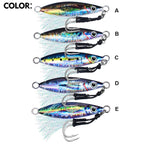 Fishing Tool Fast Sinking Metal Spoon Jig Lure with Lifelike Movement