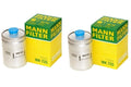 Set of 2 OEM Mann Fuel Filters WK 725 for VW Peugeot Audi Volvo Saab Jaguar