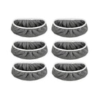 Set of 6 Reusable Mop Pads for Swiffer Wet Dry Cleaning
