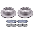 Rear Brake Kit Set of 4 for Silverado Sierra Yukon XL (2014–2019) 330mm Disc Rotors