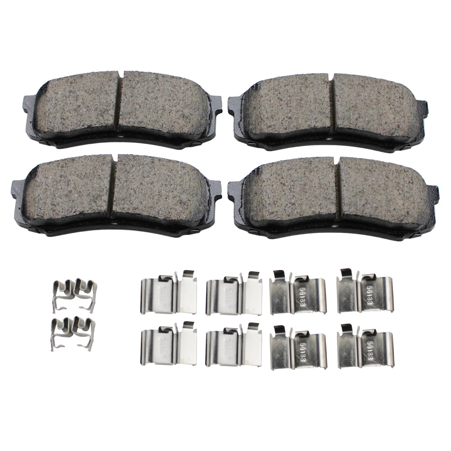 Set of 4 Akebono ProACT Rear Ceramic Brake Pads for GX460 GX470 4Runner FJ Cruiser (2010–2023)