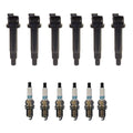 Set of 6 Ignition Coils & IridiumTT Spark Plugs for Lexus Toyota (3.0, 3.3)