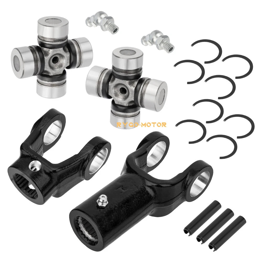 Front Prop Shaft Yoke & U-Joint Kit (2 Side) for Polaris RZR 570 800 900