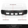 Front Bumper Face Bar for Chevy Silverado 1500 (2014–2015) Black