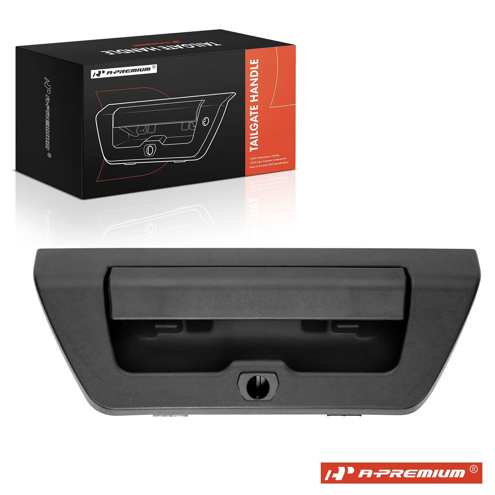 Textured Black Tailgate Handle with Camera Hole for Ford F-150 (2015–2017)