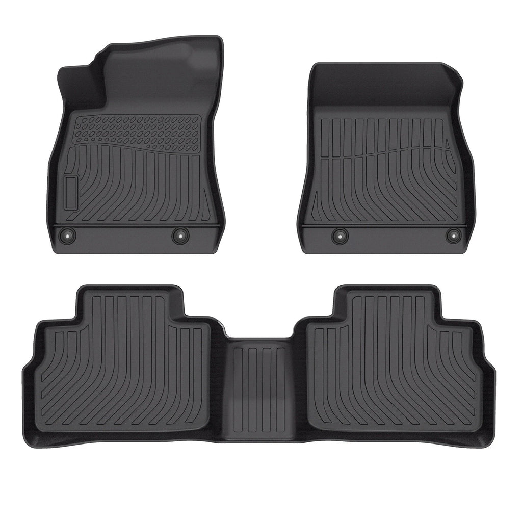 Set of 3 TPE Rubber All Weather Floor Mats for Nissan Sentra (2020–2025)