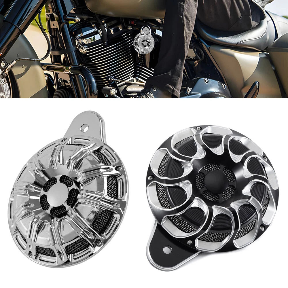 Speaker Horn Cover Kit for Harley Sportster XL (2007–2022) & Big Twin (1991–2021)