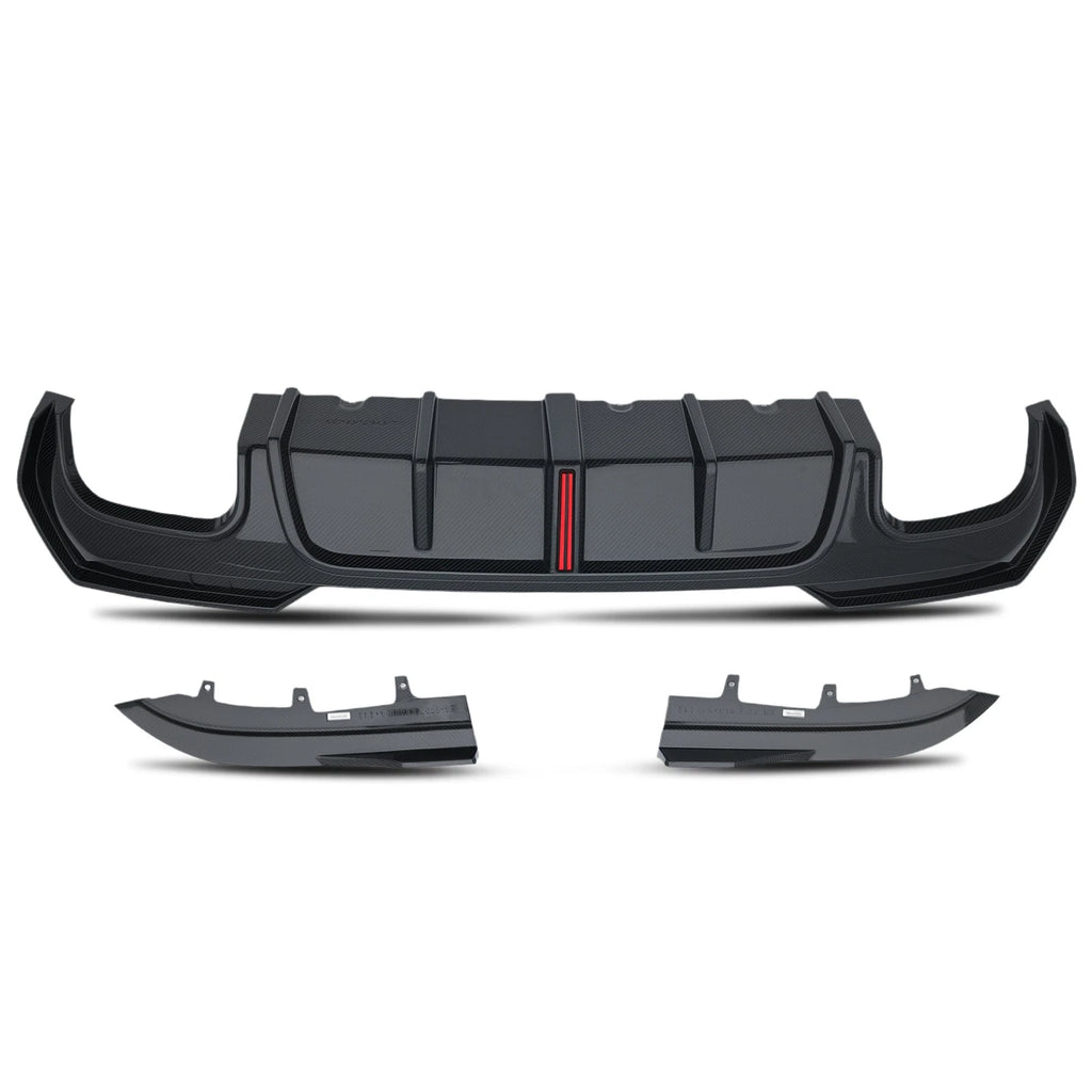 Carbon Fiber Rear Diffuser Lip for BMW G22 G23 4 Series M Sport (2021–2024) LED