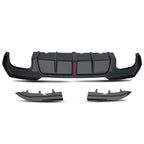 Carbon Fiber Rear Diffuser Lip for BMW G22 G23 4 Series M Sport (2021–2024) LED