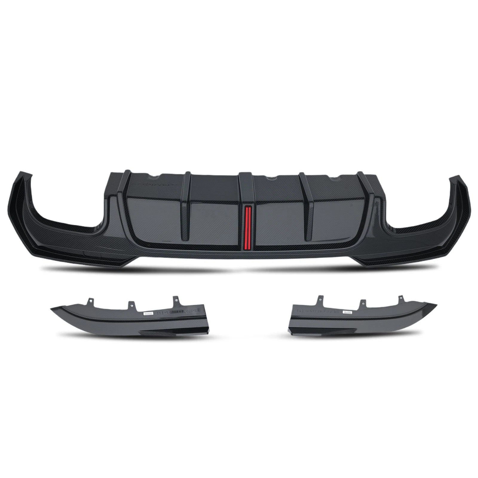 Carbon Fiber Rear Diffuser Lip for BMW G22 G23 4 Series M Sport (2021–2024) LED