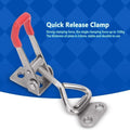 2X Adjustable Box Buckle for Horizontal Door Bolts (304 Stainless Steel)