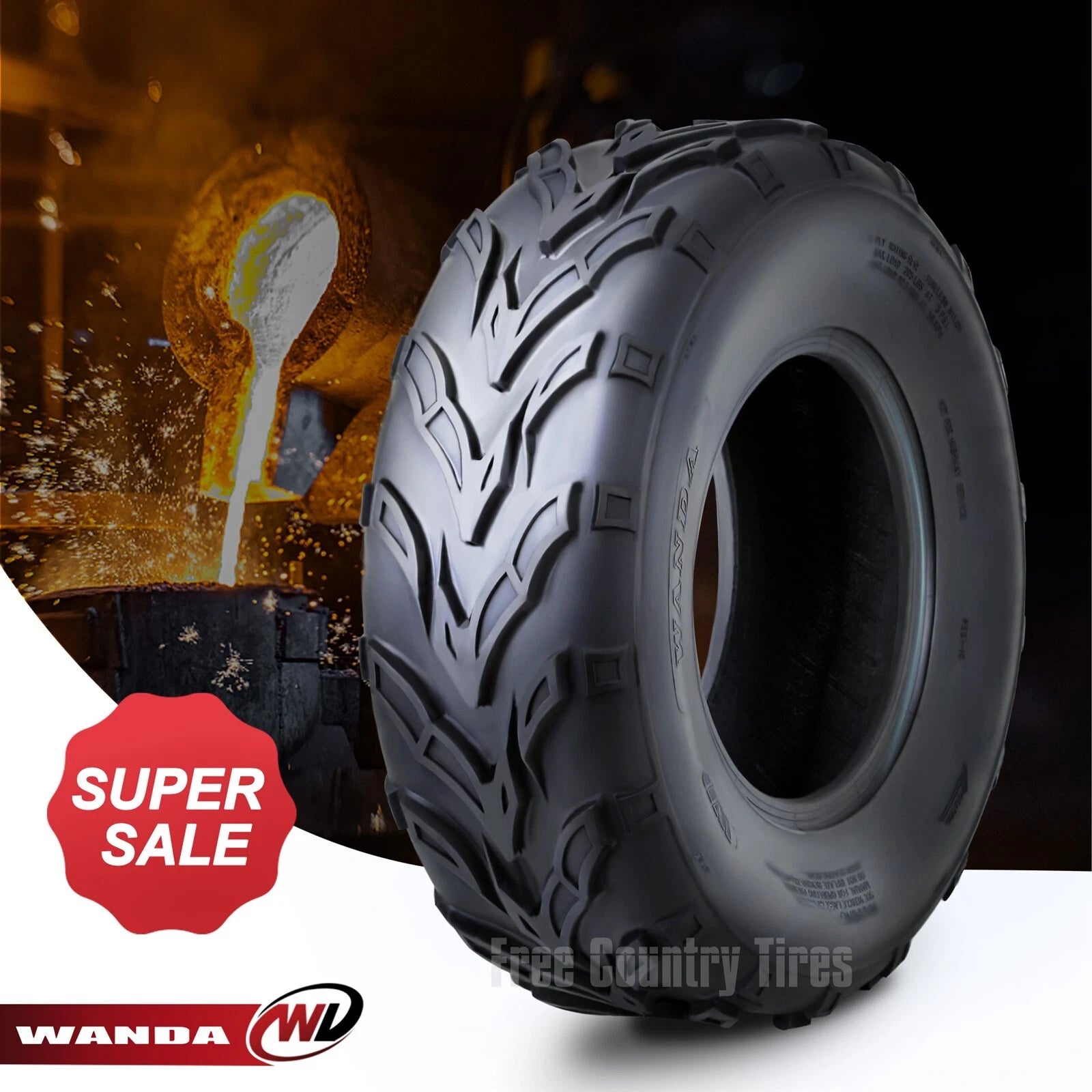 WANDA ATV Tires 21x7-10 (P361-10194) Set of 2
