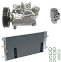 AC Compressor Kit with Condenser Replacement for Audi Q5 3.0L (2016–2016)