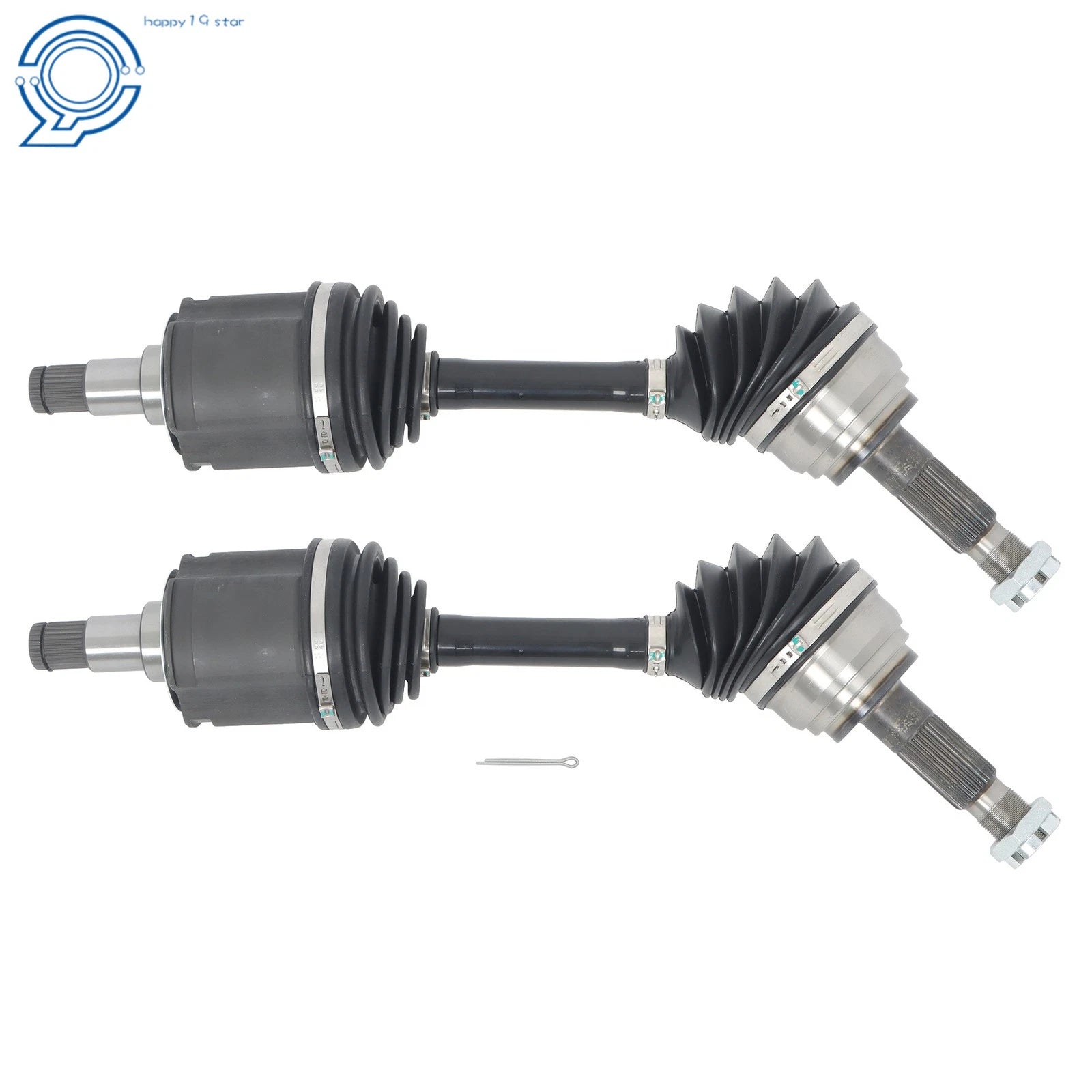2X Front Side CV Axle Assembly for Toyota Tacoma 1995-2004, 4Runner 1996-2002 4WD